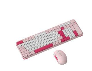 デュアルモードカラーキーボード&マウスセットで、ワイヤレス・ブルートゥースで汎用的に使用できるキーボード - BicMart