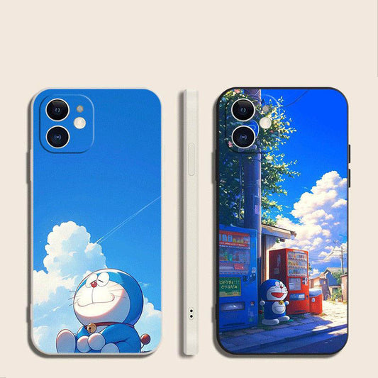 スマホケース  ドラえもんの魅力を高級感溢れるデザイン、  耐衝撃・防振性能に優れ、高級感あふれるスマホケースで、iPhone に対応