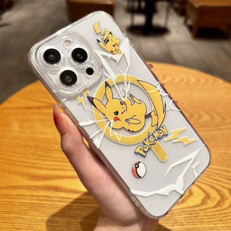スマホケース 人気ポケモンたちが躍動するカートゥーンデザインのマグネットスマホケースが登場! 耐衝撃・防振性能に優れ、高級感あふれるスマホケースで、iPhone に対応