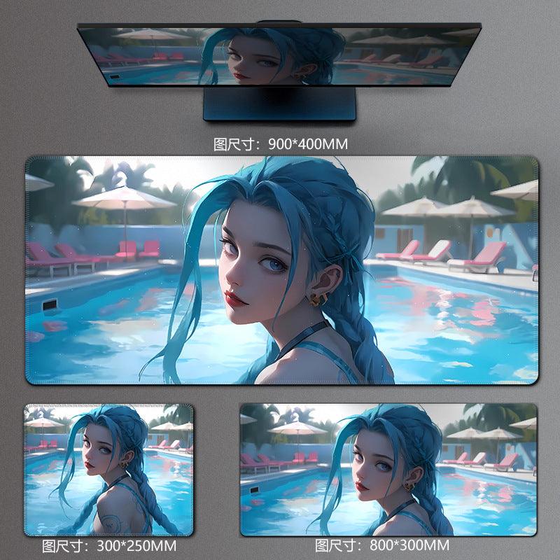 ゲーム、アニメ、エスポーツ シリーズマウスパッド 32種類 厚みがあって縫い目がついたマウスパッド - BicMart