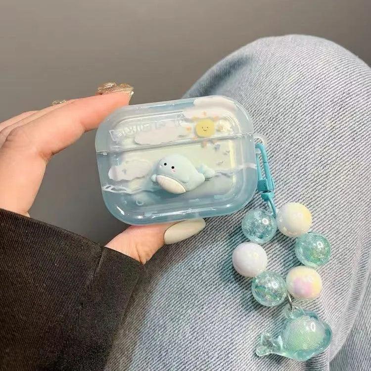 イヤホン保護カバー   超大人気  海の精霊  デザイン イヤホンケース
