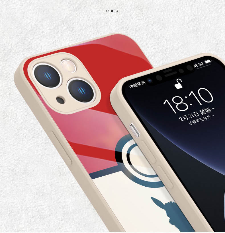 スマホケース  人気ポケモン「ピカチュウ」と「ゲンガー」がケースに躍動!  耐衝撃・防振性能に優れ、高級感あふれるスマホケースで、iPhone に対応