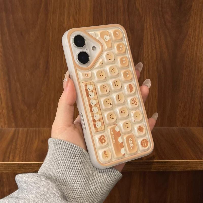 スマホケース  キーボード型スマホケース  キャラクターの柔らかい  スマホケース  iPhone に対応