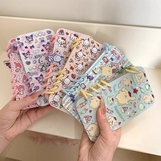 本型スマホケース ハローキティ テーマ 手帳型スマホケース キャラクターの柔らかい 折りたたみ式 ノート型 スマホケース iPhone に対応