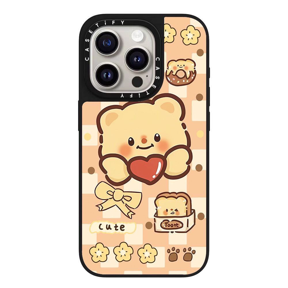 スマホケース バタークマテーマ 全 5 種類 耐衝撃・防振性能に優れ、高級感あふれるスマホケースで、iPhone に対応