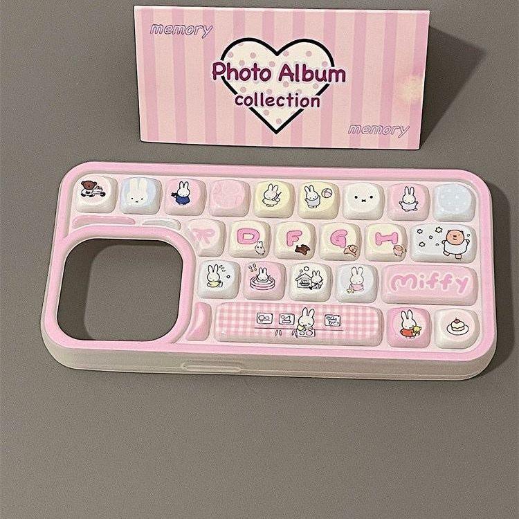 スマホケース  キーボード型スマホケース  キャラクターの柔らかい  スマホケース  iPhone に対応
