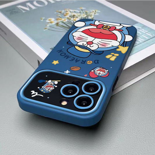 スマホケース  ドラえもんウィンドウテーマ、  耐衝撃・防振性能に優れ、高級感あふれるスマホケースで、iPhone に対応