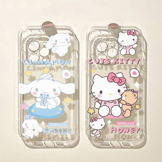 スマホケース  萌え力と癒し感がたっぷり!ハローキティテーマ  耐衝撃・防振性能に優れ、高級感あふれるスマホケースで、iPhone に対応