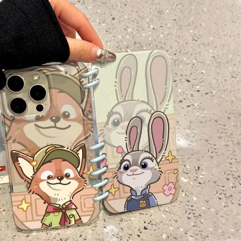 本型スマホケース  手帳型スマホケース キャラクターの柔らかい 折りたたみ式 ノート型 スマホケース  iPhone に対応