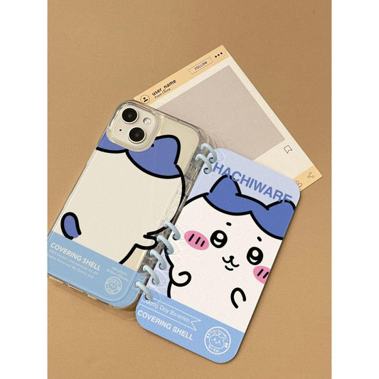 本型スマホケース 可愛いテーマ 手帳型スマホケース キャラクターの柔らかい 折りたたみ式 ノート型 スマホケース  iPhone に対応