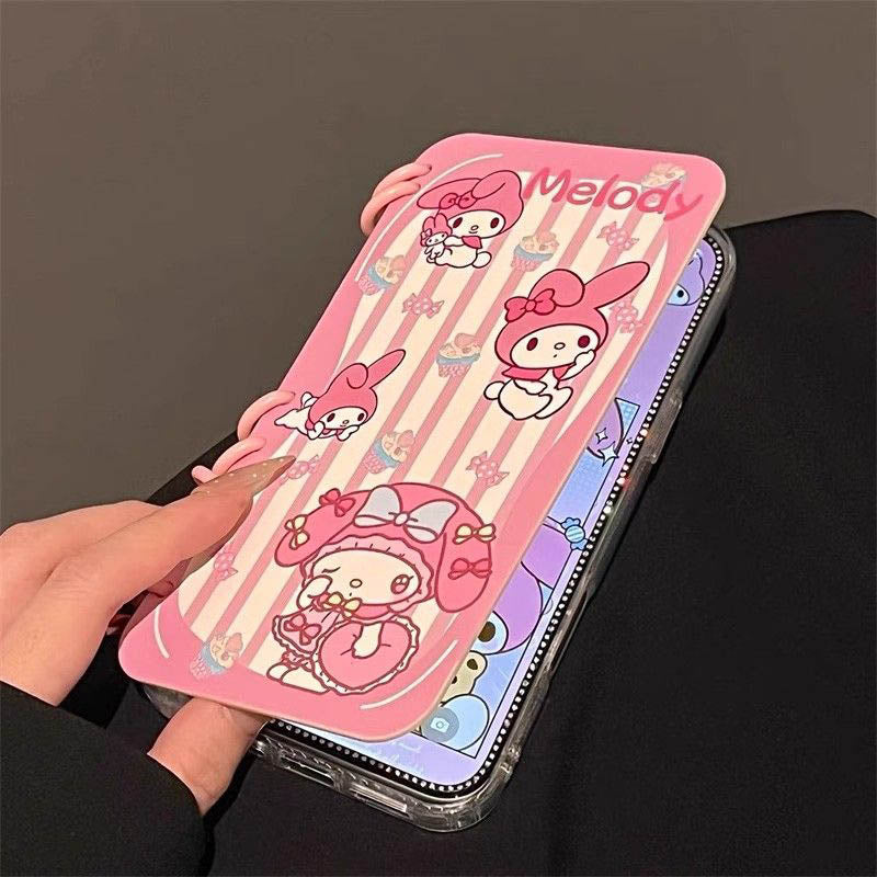 本型スマホケース クロミ 手帳型スマホケース キャラクターの柔らかい 折りたたみ式 ノート型 スマホケース iPhone に対応