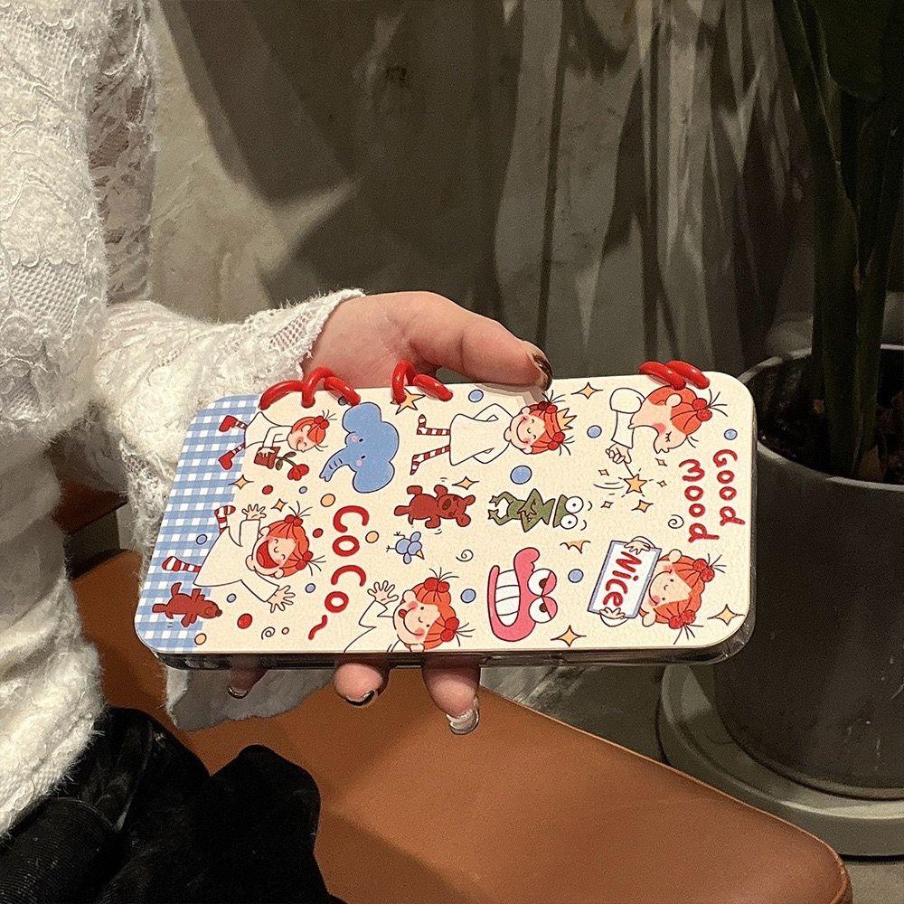 本型スマホケース cocoテーマ 手帳型スマホケース キャラクターの柔らかい 折りたたみ式 ノート型 スマホケース  iPhone に対応