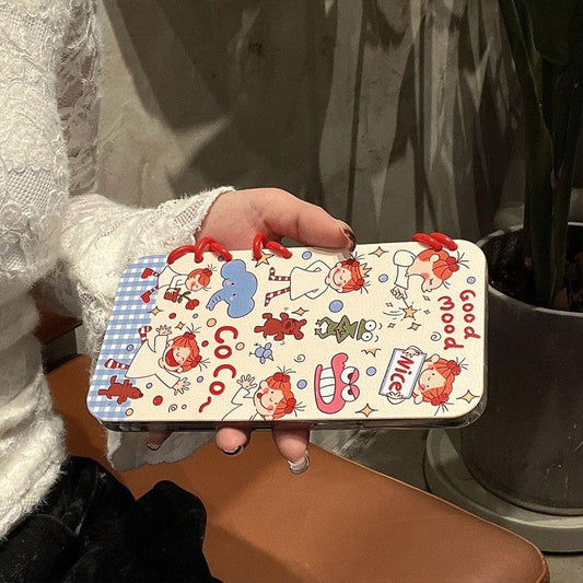 本型スマホケース cocoテーマ 手帳型スマホケース キャラクターの柔らかい 折りたたみ式 ノート型 スマホケース  iPhone に対応