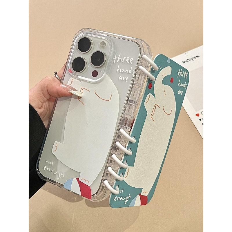 本型スマホケース   手帳型スマホケース  キャラクターの柔らかい 折りたたみ式 ノート型 スマホケース  iPhone に対応