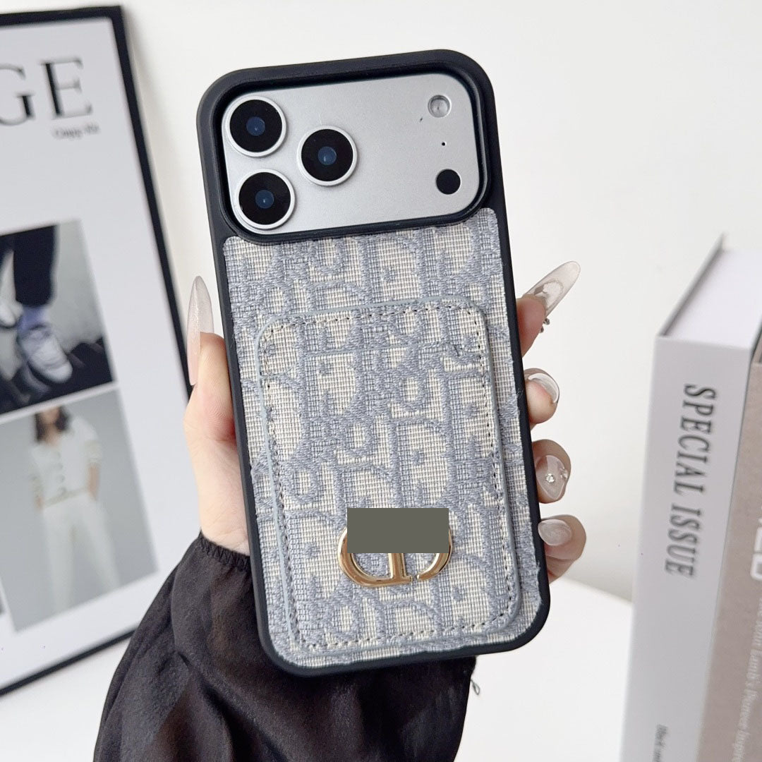 #219 スマホケース デニムテーマ カード収納付き 耐衝撃・防振性能に優れ iPhone に対応