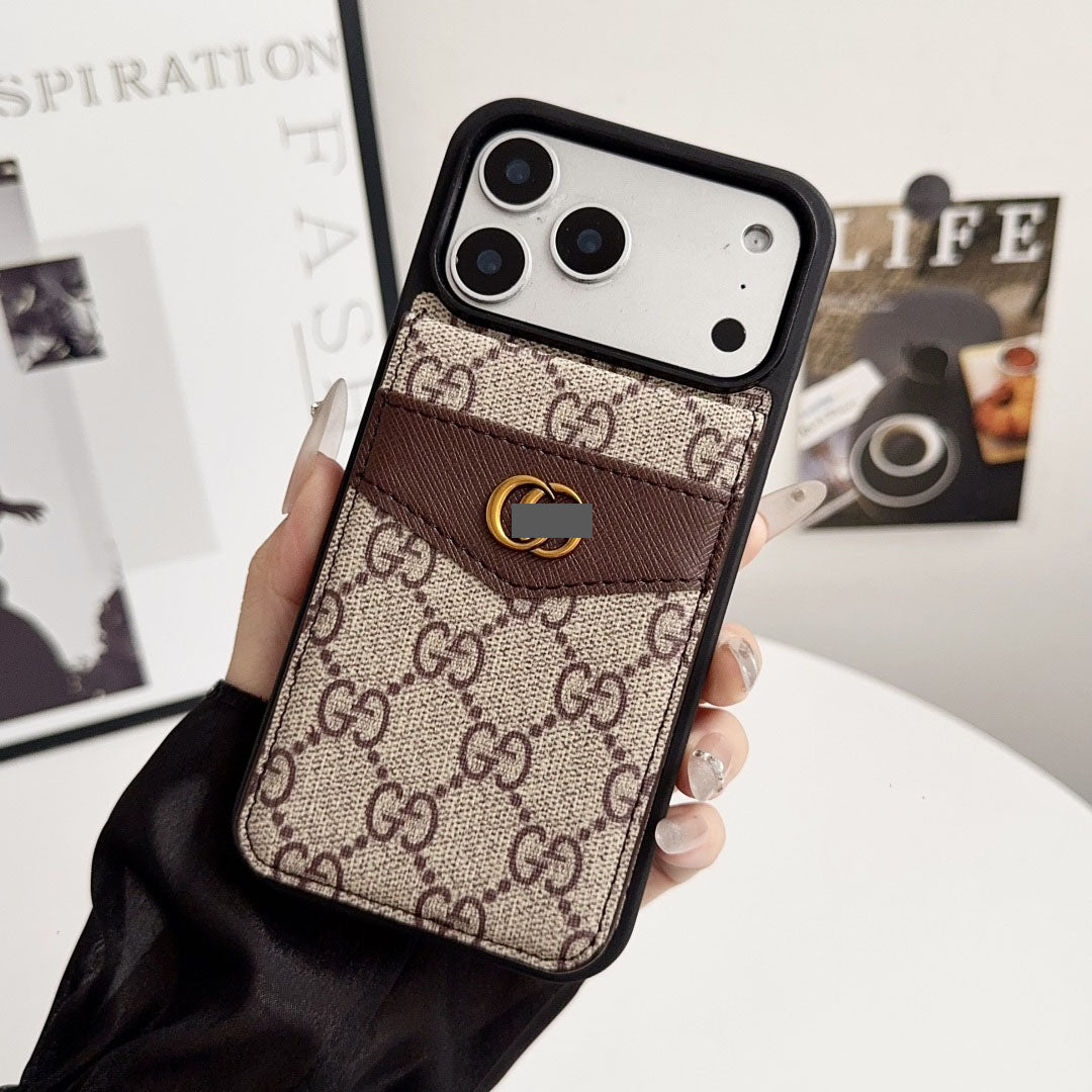 #413 スマホケース カードポケット スタンド機能付き 耐衝撃・防振性能に優れ、iPhone に対応