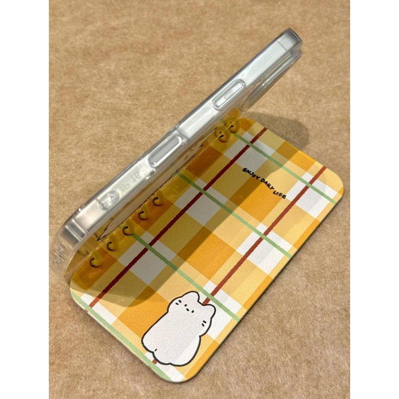 本型スマホケース 可愛いテーマ 手帳型スマホケース キャラクターの柔らかい 折りたたみ式 ノート型 スマホケース  iPhone に対応