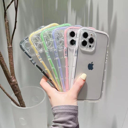 スマホケース 夜光フレームシリーズ  耐衝撃・防振性能に優れ、高級感あふれるスマホケースで、iPhone に対応