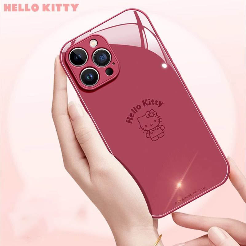 スマホケース  メロディ、ハローキティ、クロミーの 3 キャラクターをテーマ、全 5 色  耐衝撃・防振性能に優れ、高級感あふれるスマホケースで、iPhone に対応