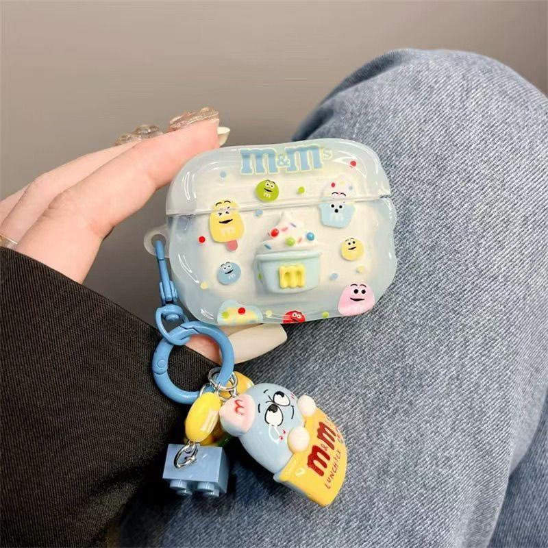 イヤホン保護カバー   超大人気  アイスクリーム  デザイン イヤホンケース