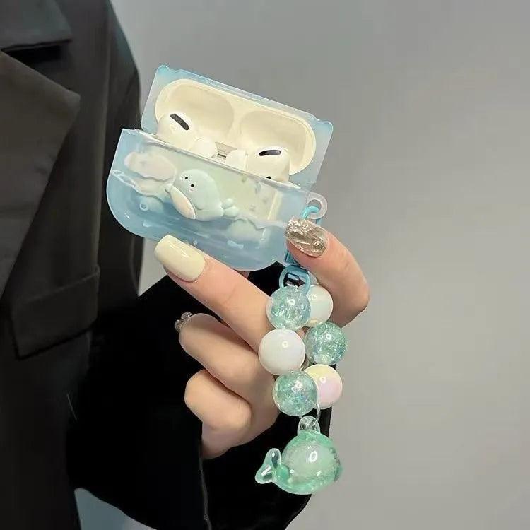 イヤホン保護カバー   超大人気  海の精霊  デザイン イヤホンケース