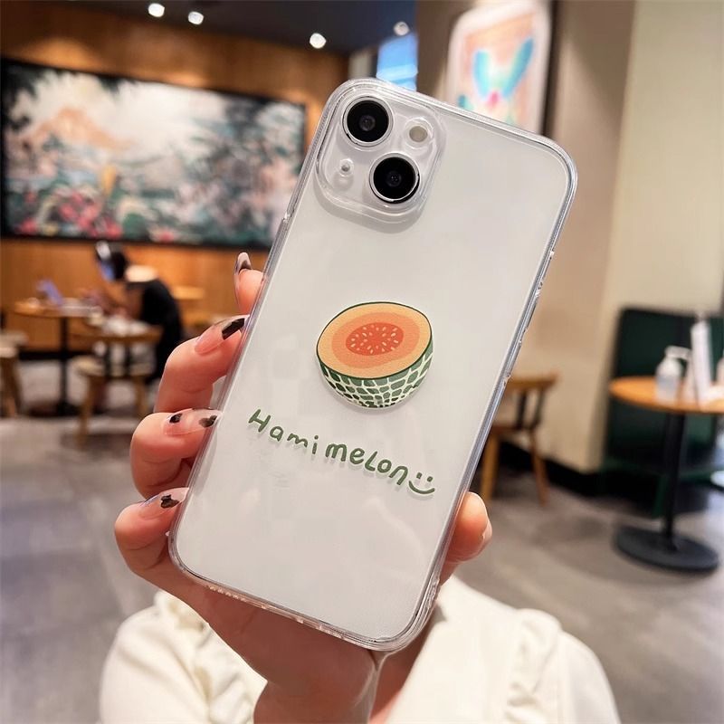 スマホケース  メロンとスイカテーマ、夏の果物の爽快感がケースに凝縮されたデザインです!  耐衝撃・防振性能に優れ、高級感あふれるスマホケースで、iPhone に対応
