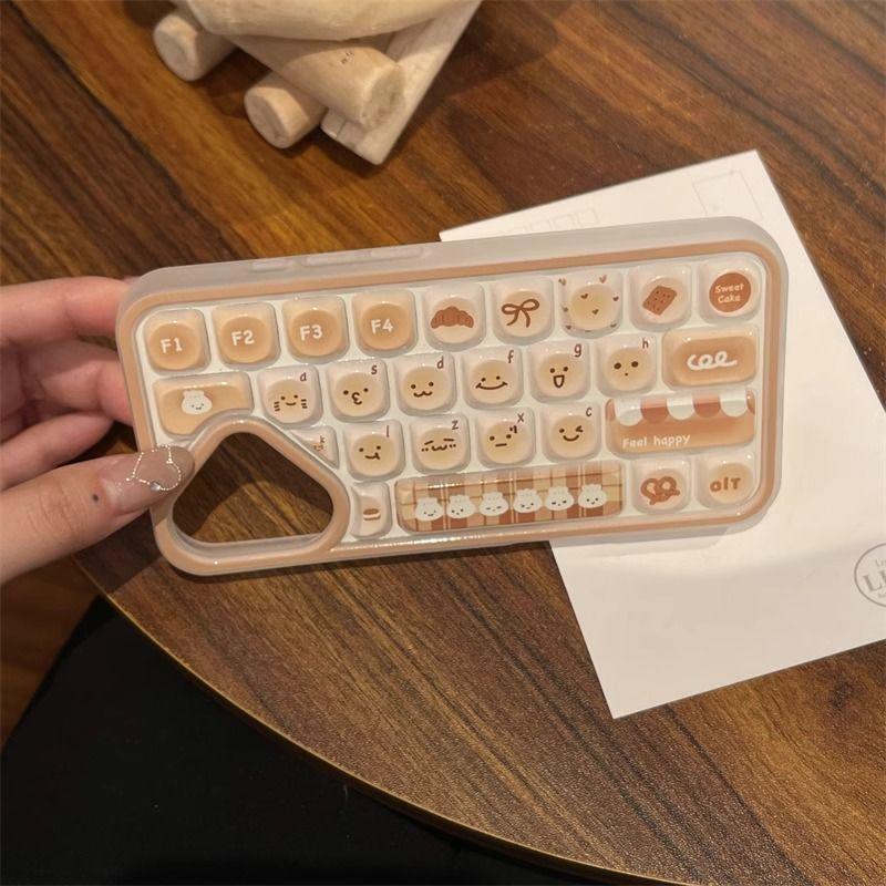 スマホケース  キーボード型スマホケース  キャラクターの柔らかい  スマホケース  iPhone に対応