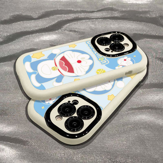 スマホケース  ドラえもんのカップルテーマ、全6色  耐衝撃・防振性能に優れ、高級感あふれるスマホケースで、iPhone に対応
