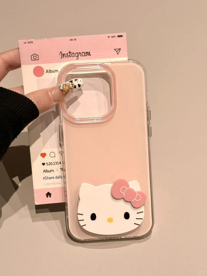 スマホケース  ハローキティ フォールダブルスタンドスマホケース！  耐衝撃・防振性能に優れ、高級感あふれるスマホケースで、iPhone に対応