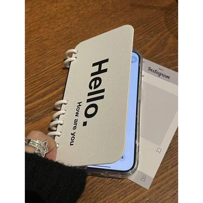 本型スマホケース  手帳型スマホケース キャラクターの柔らかい 折りたたみ式 ノート型 スマホケース  iPhone に対応
