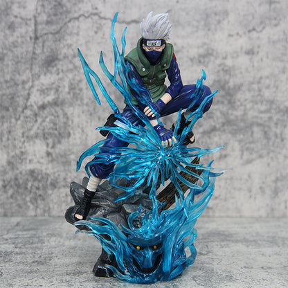 "NARUTO" series figures Ten Years and a Hundred Ninjas Kakashi, Might Guy, Yagai, Uchiha Itachi anime figure models