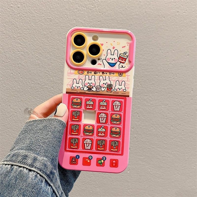 スマホケース  かわいいパズルをモチーフ  耐衝撃・防振性能に優れ、高級感あふれるスマホケースで、iPhone に対応