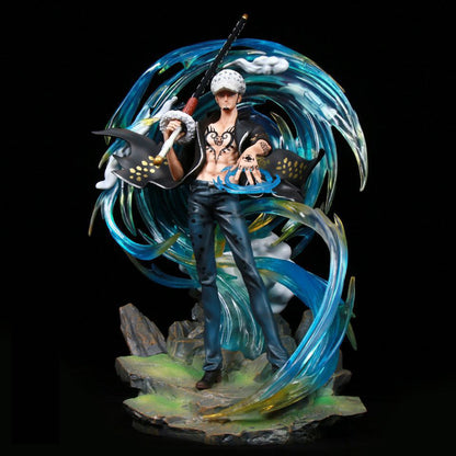 One Piece  シリーズフィギュア 幻影ロー ミスティックロー 発光可能なアニメフィギュアモデルオブジェ