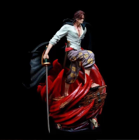 One Piece Series Figure Red Hair Emperor Shanks Model Figurine