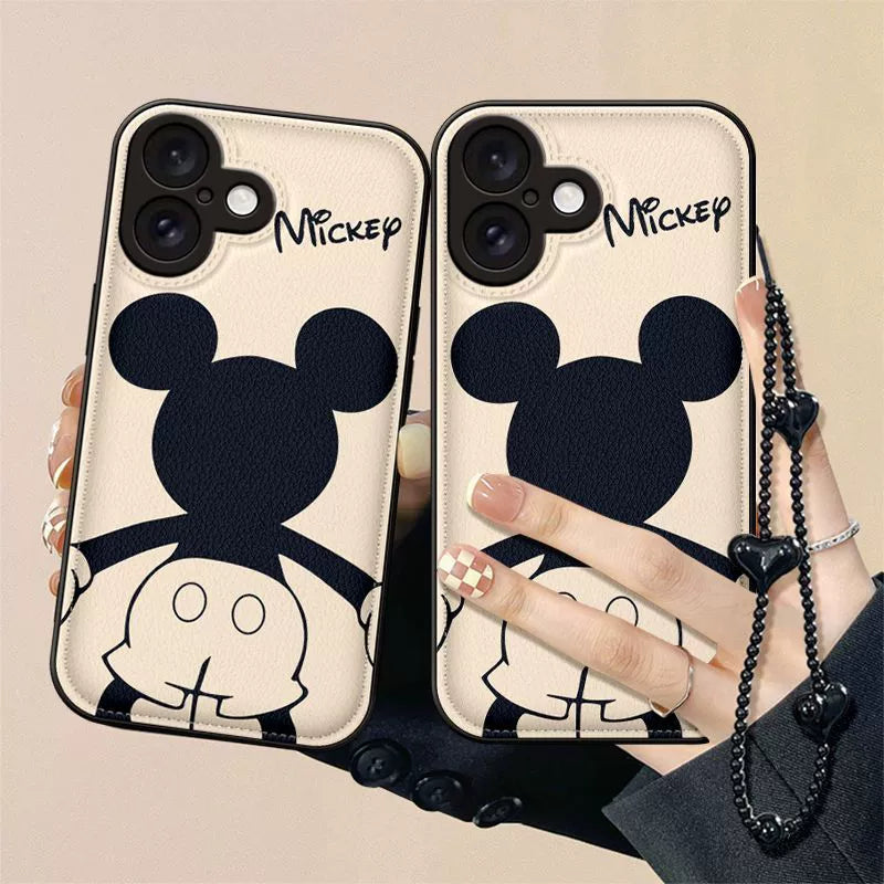 A popular Mickey design, excellent shock and vibration resistance, and a luxurious smartphone case with chain that is compatible with iPhones.