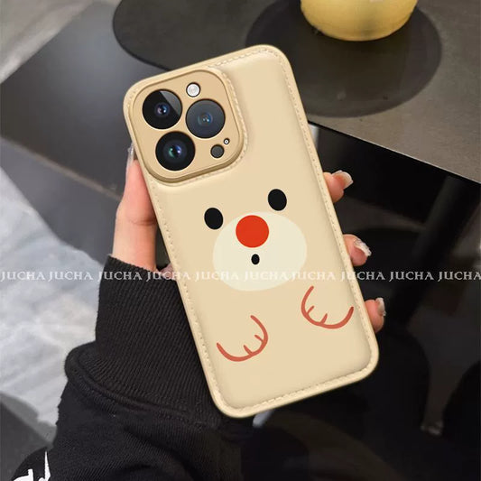 A cute bear design, excellent shock and vibration resistance, and a luxurious smartphone case that is compatible with iPhones.