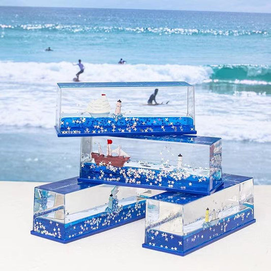 カー用品  車飾り物 流体ドリフトボトル｜誕生日プレゼント・デスクトップ装飾・タイタニック号・船・デスクトップアイテム