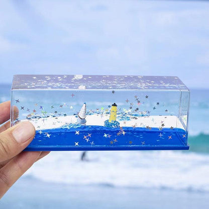 カー用品  車飾り物 流体ドリフトボトル｜誕生日プレゼント・デスクトップ装飾・タイタニック号・船・デスクトップアイテム