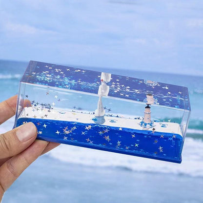 カー用品  車飾り物 流体ドリフトボトル｜誕生日プレゼント・デスクトップ装飾・タイタニック号・船・デスクトップアイテム