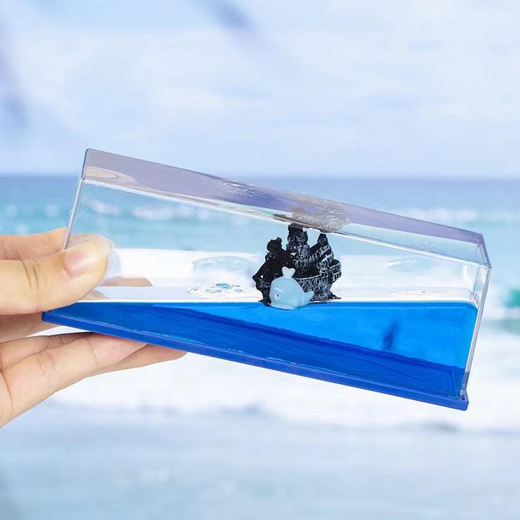 カー用品  車飾り物 流体ドリフトボトル｜誕生日プレゼント・デスクトップ装飾・タイタニック号・船・デスクトップアイテム