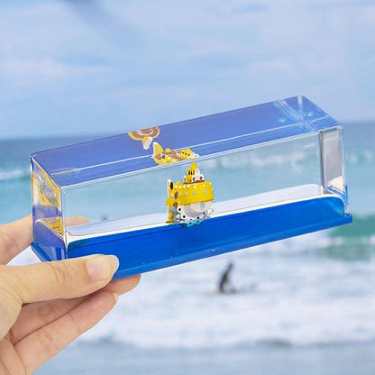 カー用品  車飾り物 流体ドリフトボトル｜誕生日プレゼント・デスクトップ装飾・タイタニック号・船・デスクトップアイテム