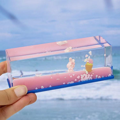カー用品  車飾り物 流体ドリフトボトル｜誕生日プレゼント・デスクトップ装飾・タイタニック号・船・デスクトップアイテム