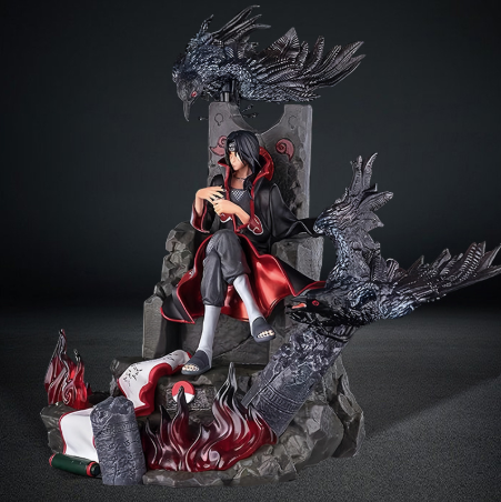 "NARUTO" series figure Throne Itachi Good quality version Uchiha Itachi Statue figure object