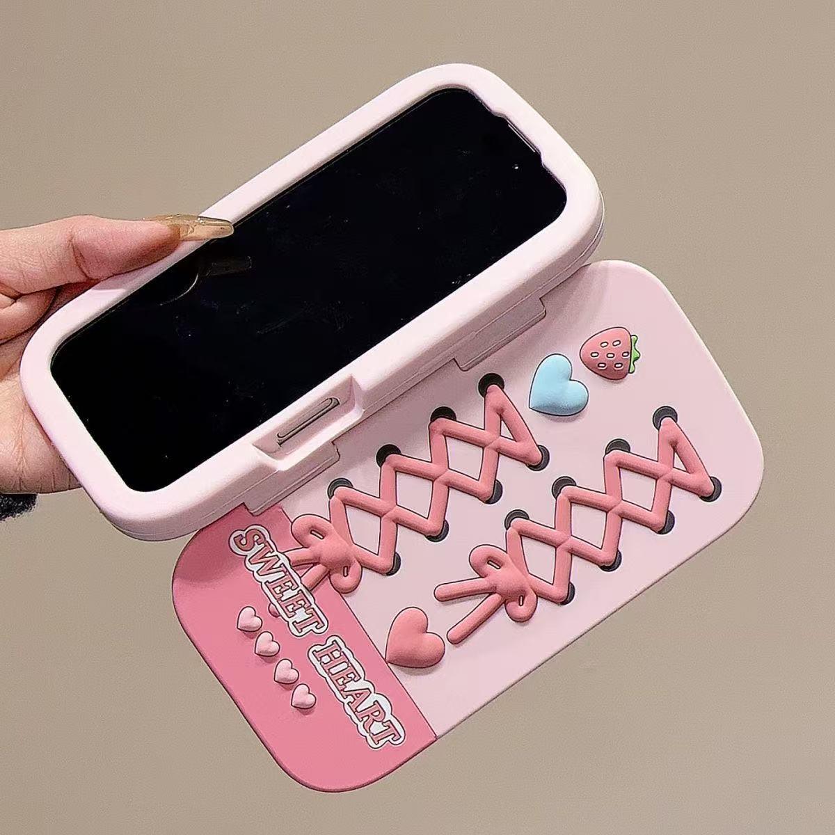 本型スマホケース 可愛いテーマ 手帳型スマホケース キャラクターの柔らかい 折りたたみ式 ノート型 スマホケース  iPhone に対応