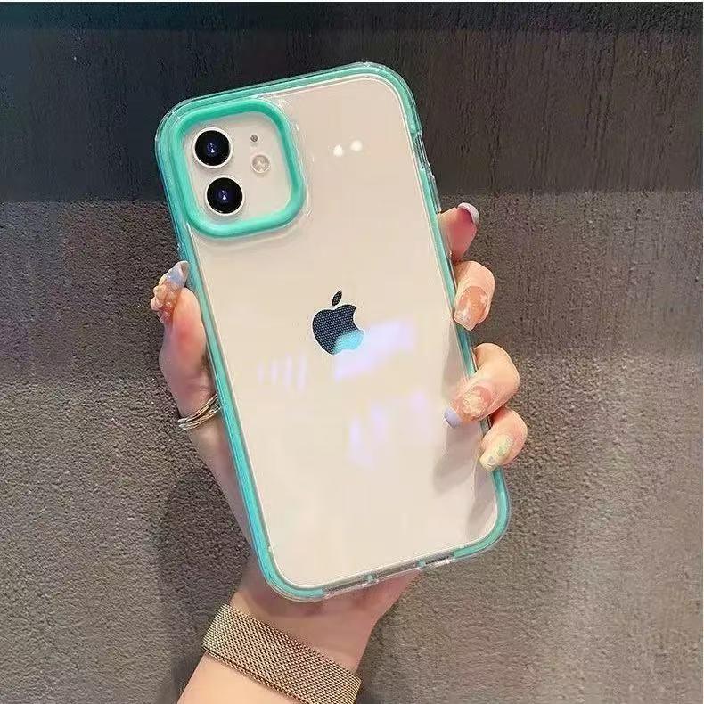 スマホケース 背面が透明  耐衝撃・防振性能に優れ、高級感あふれるスマホケースで、iPhone に対応