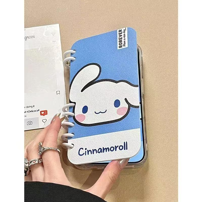 本型スマホケース  ハローキティテーマ 手帳型スマホケース  キャラクターの柔らかい 折りたたみ式 ノート型 スマホケース  iPhone に対応
