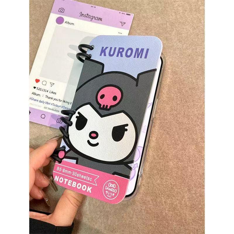 本型スマホケース ハローキティテーマ 手帳型スマホケース  キャラクターの柔らかい 折りたたみ式 ノート型 スマホケース  iPhone に対応