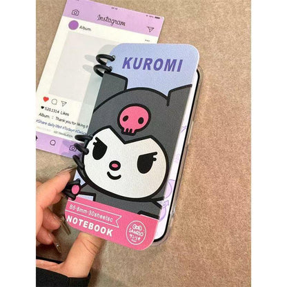 本型スマホケース ハローキティテーマ 手帳型スマホケース  キャラクターの柔らかい 折りたたみ式 ノート型 スマホケース  iPhone に対応