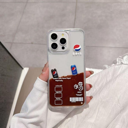 スマホケース 砂流れコーラシリーズ  耐衝撃・防振性能に優れ、高級感あふれるスマホケースで、iPhone に対応