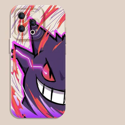 スマホケース  目を引くスタイリッシュなポケモンテーマ  耐衝撃・防振性能に優れ、高級感あふれるスマホケースで、iPhone に対応